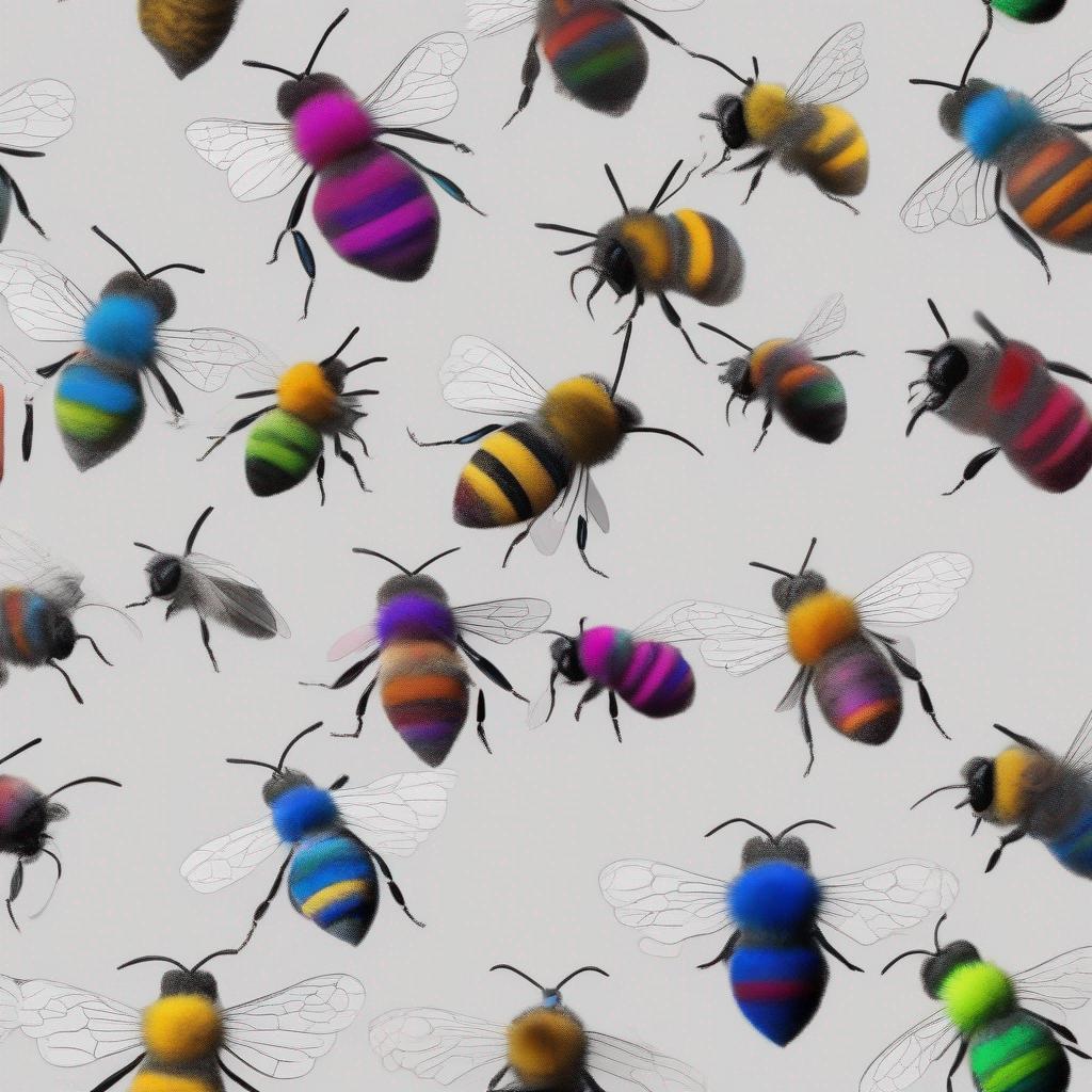 The Colorful Adventure of the Rainbow Bee